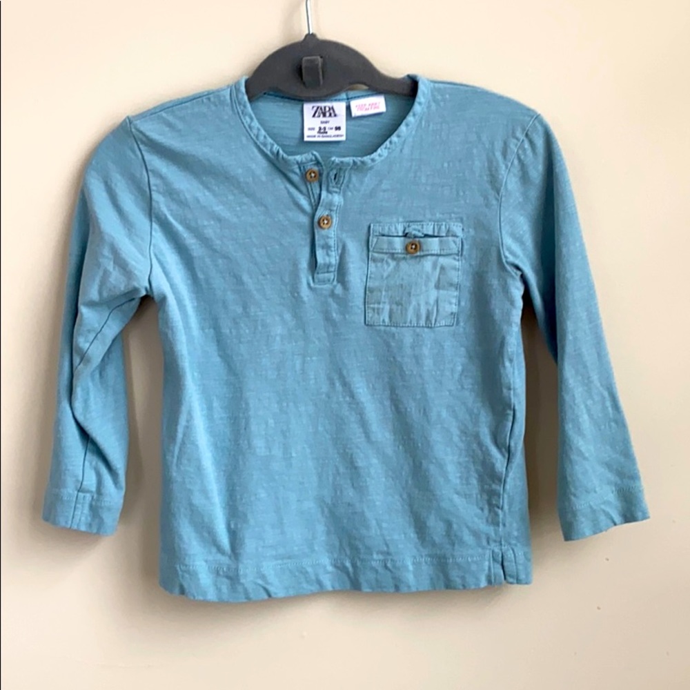Zara Long Sleeve Boys Top  2-3 years